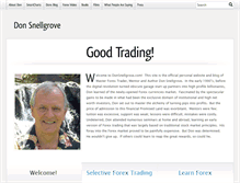 Tablet Screenshot of donsnellgrove.com